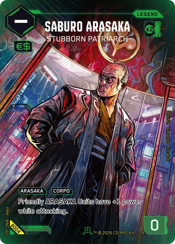 Saburo Arasaka — Stubborn Patriarch