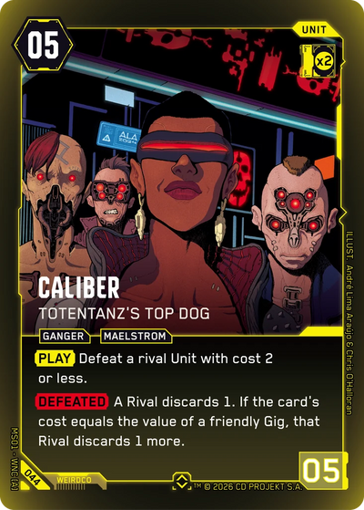 Caliber — Totentanz’s Top Dog