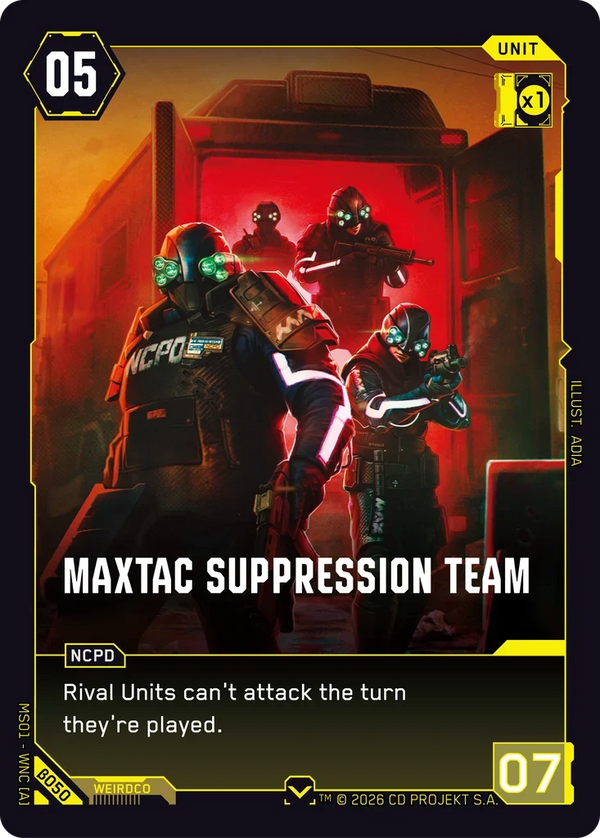 MaxTac Suppression Team