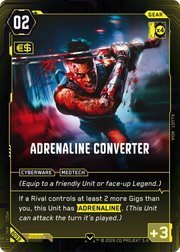 Adrenaline Converter
