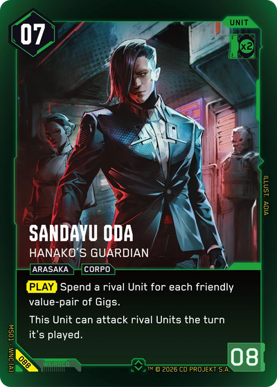 Sandayu Oda - Hanako's Guardian