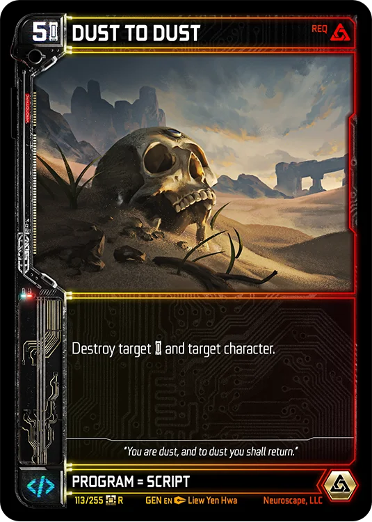 DUST TO DUST