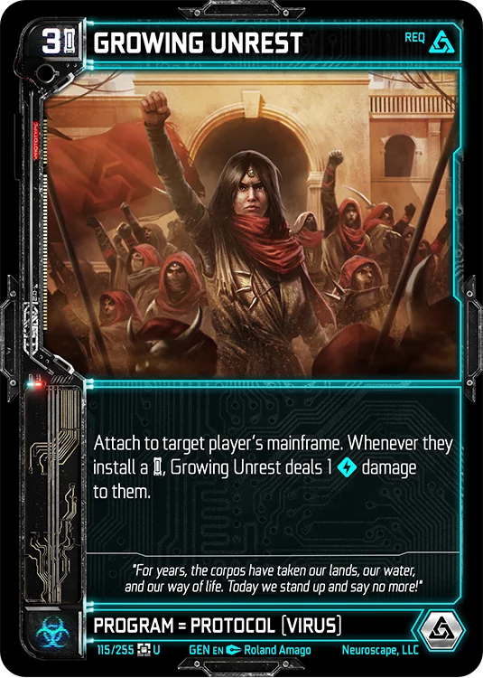 GROWING UNREST